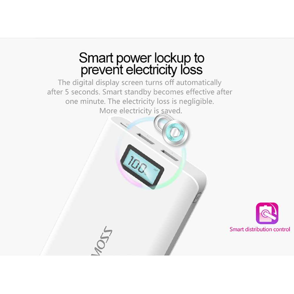 Romoss Sense 6 Plus Power Bank LCD 2 Port 20000mAh (ORIGINAL)