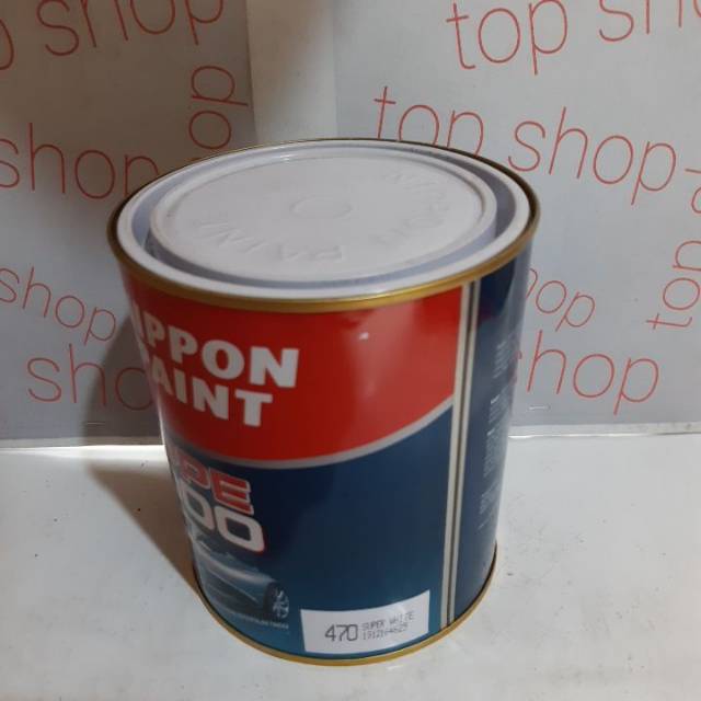 CAT DUCO NIPPE 2000 NIPPON PAINT WARNA PUTIH/SUPER WHITE 470 ISI  1KG