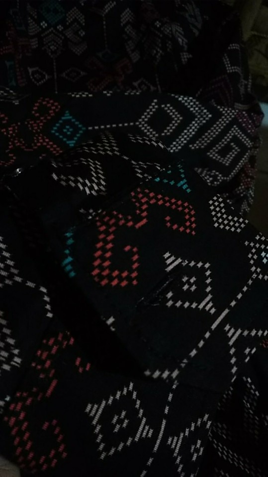 Couple Batik Modern Songket Slimfit Terlaris Ayah Anak Ibu