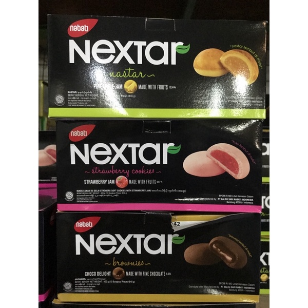 

Nabati Nextar Nastar / Strawberry cookies/ Brownies