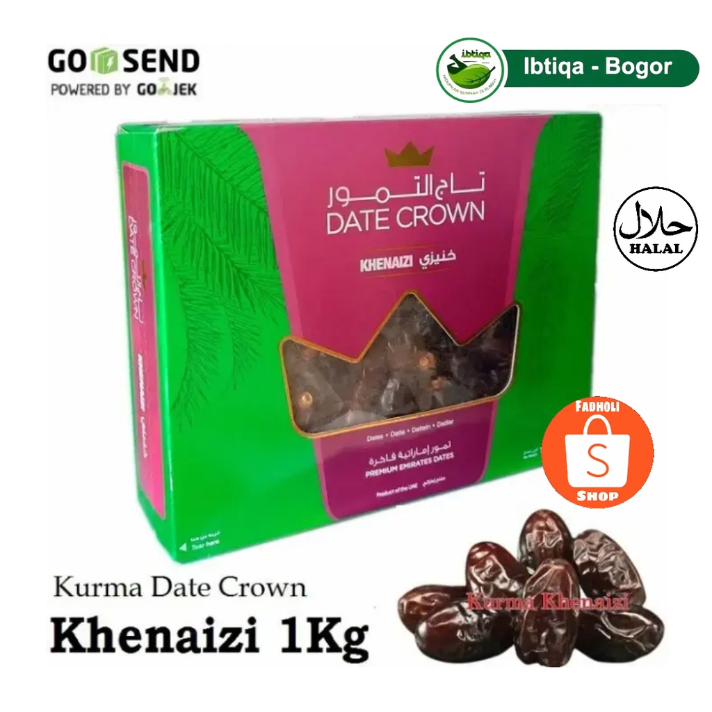 

Kurma Date Crown KHENAIZI 1 Kg - Premium Emirates Dates Djamin 100% Original