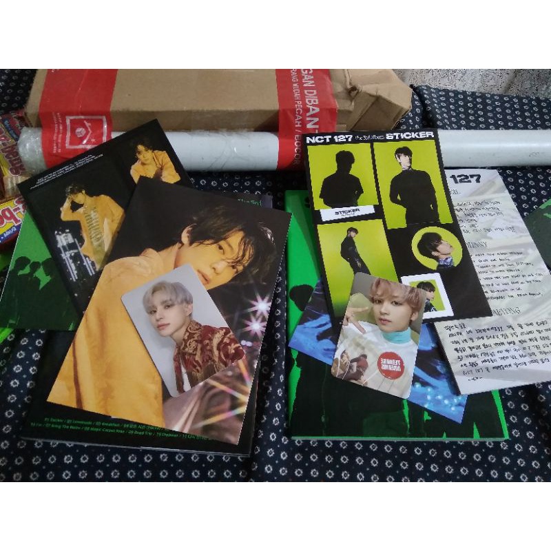 OFFICIAL POSTCARD STICKER JAEHYUN DOYOUNG TAEIL SEOUL CITY STICKY VERS