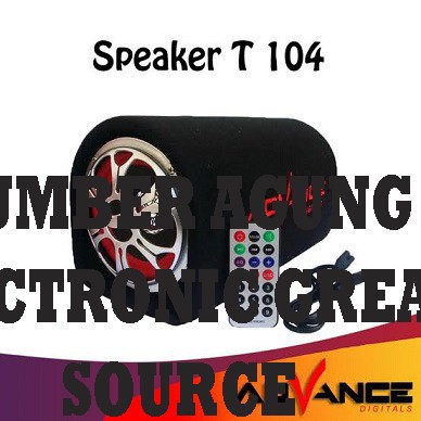 Advance T104 Subwoofer Speaker 10inch High Power Listrik Aki Mobil Rum