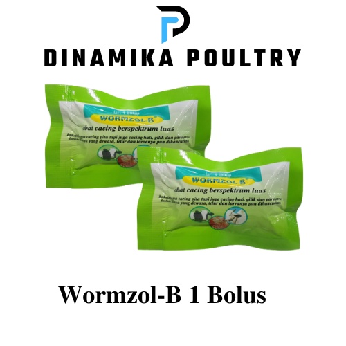 Wormzol-B Sachet 1 Bolus Obat Cacing Hewan Ternak