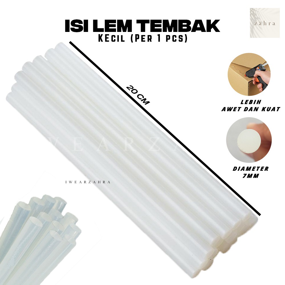 ISI LEM TEMBAK BESAR 12 PC - Refill Glue Gun Eagle Lem Lilin Stick Bakar Perekat Kerajinan Tangan Multifungsi Murah