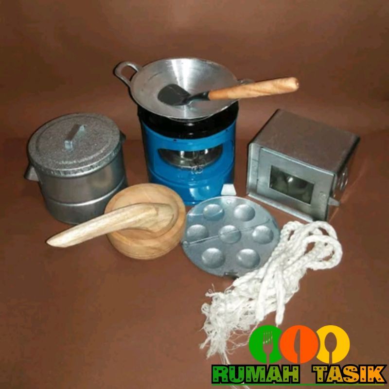 Set Mainan Masak Masakan Tradisional / Set Kompor Mini Mainan Anak Paket D1