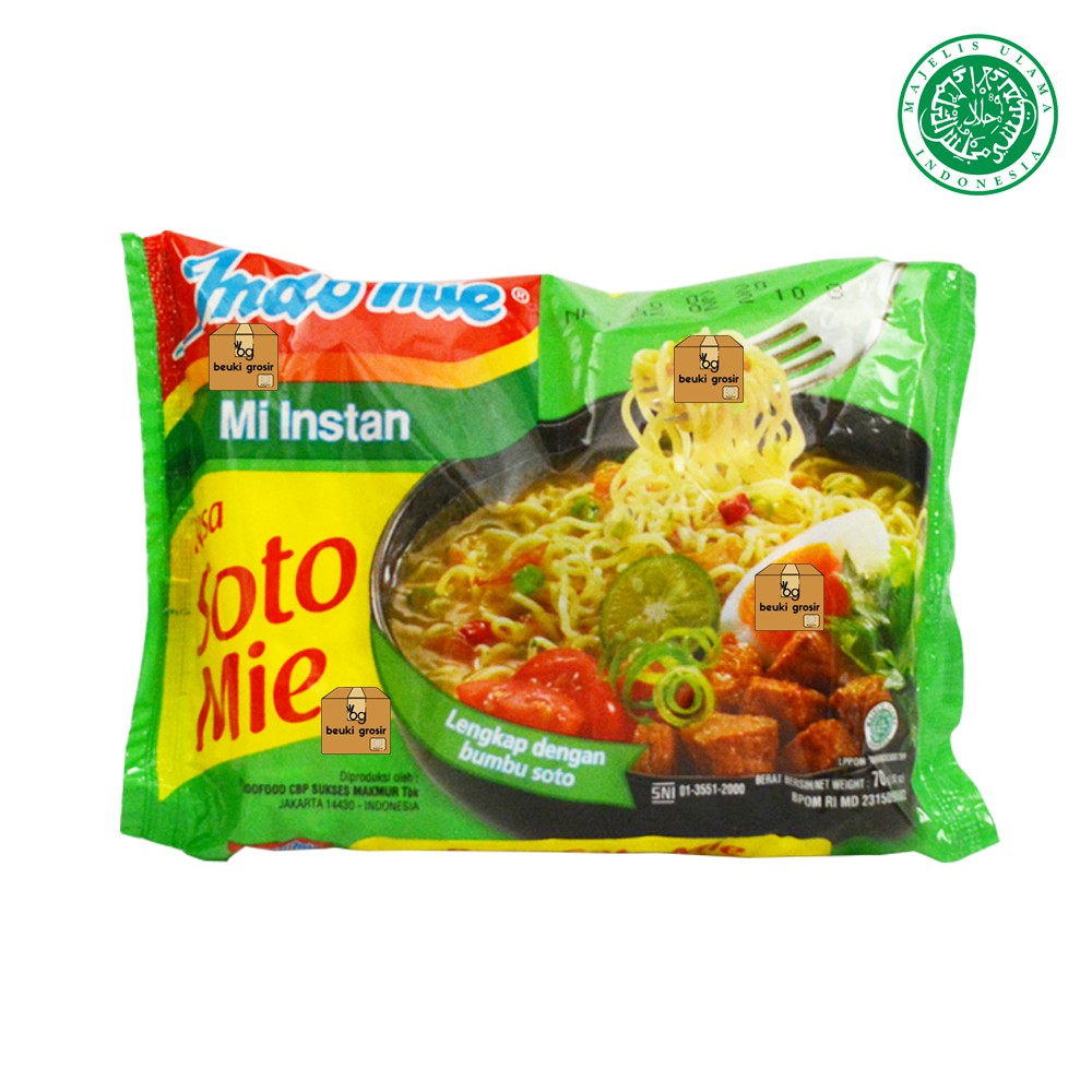 

Indomie Kuah Soto Mie Lengkap Dengan Bumbu Soto Harga Grosir Lebih Murah - 70gr