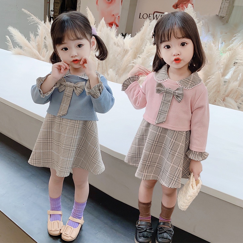 Setelan Anak Perempuan Lucu Import / Dress Anak Cewek Korea Murah K61