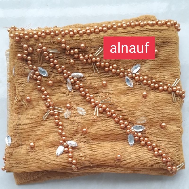 (NEW)slayer pengantin diamon/kerudung akad-3