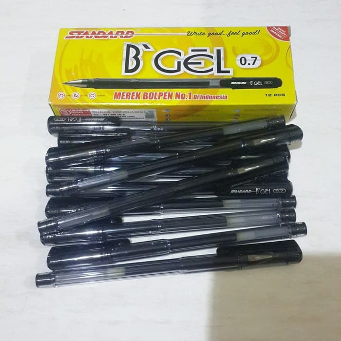 

Pulpen Standard B'Gel Hitam ( 0.7 ) - ATK