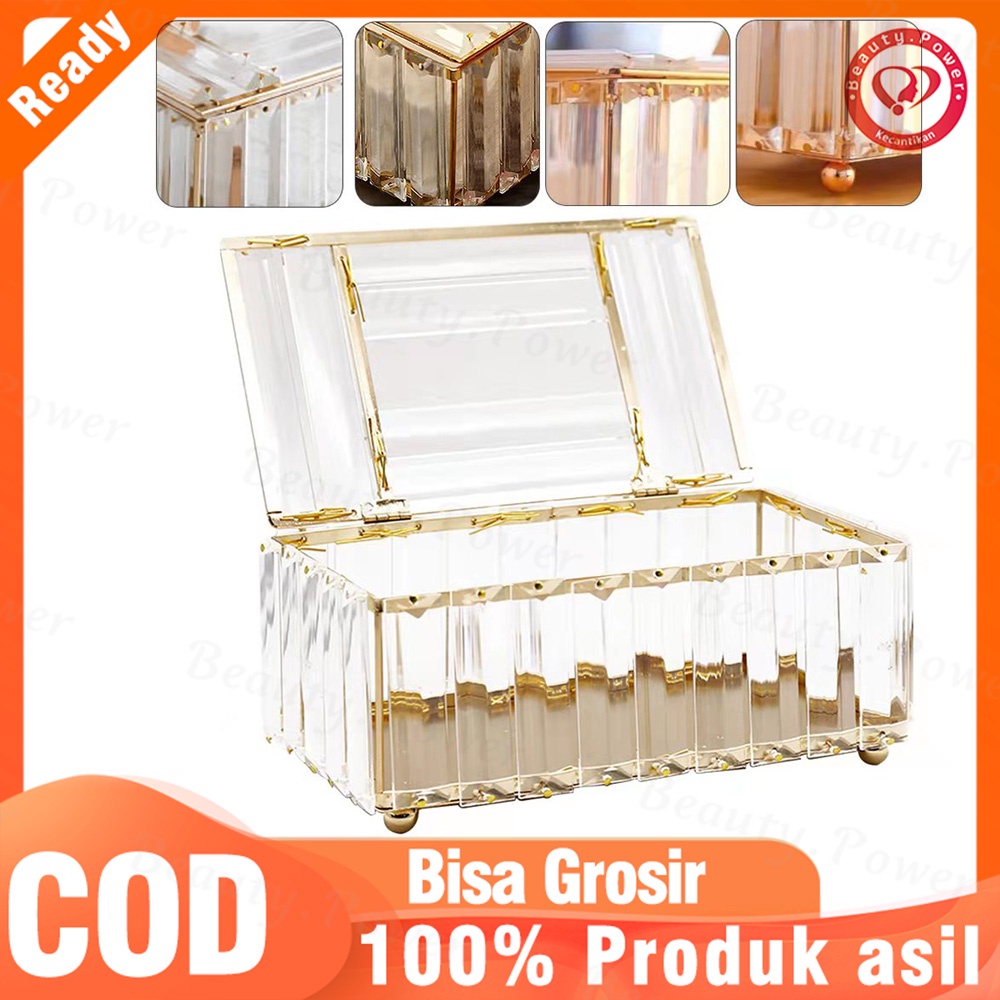 Kotak tisu kristal kotak tisu gold kotak Tempat Tisu Crystal Gold kotak tisu Modern Korea