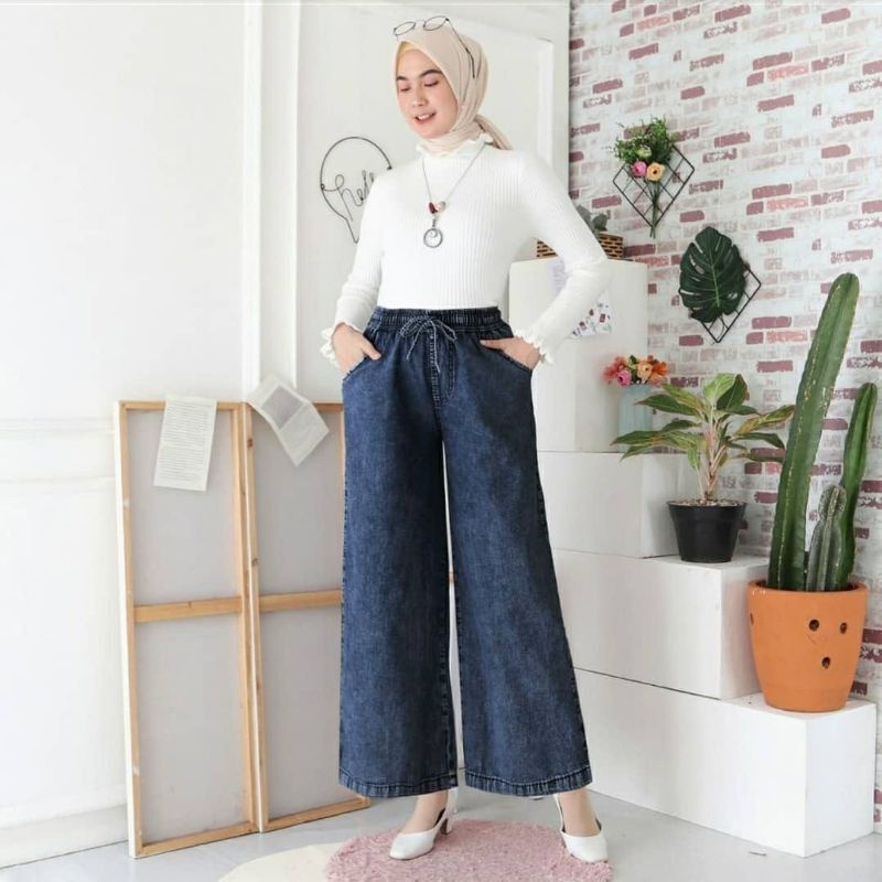 Kulot Jeans / Celana Kulot Jeans /Boyfriend Colotte / Jeans Kulot Terlaris