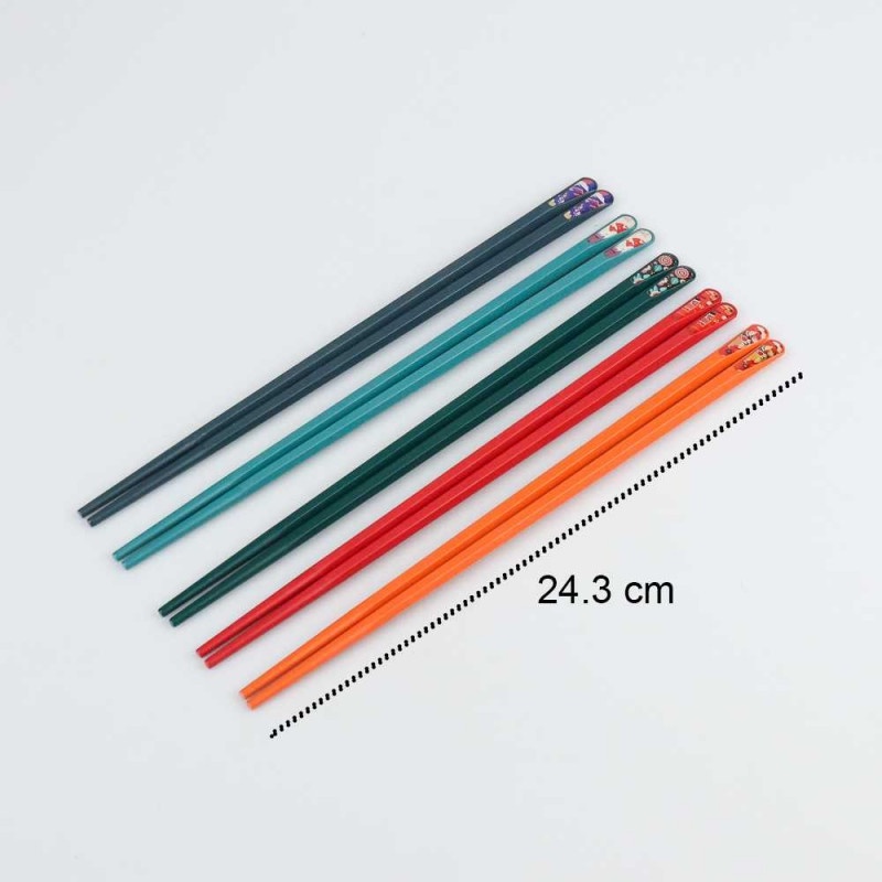 Perlengkapan Alat Makan Sumpit 5 Pasang Japanese Style Metal Chopstick