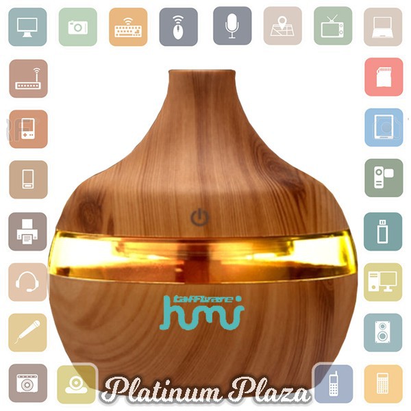 Taffware 51500difier Aroma Essential Oil Diffuser 300ml - Humi KJR-J003 - Wooden`2L4GEL-