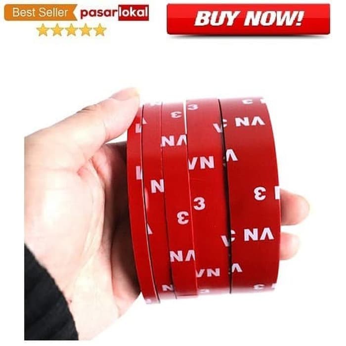 

PL - JETTING Lakban Selotip Double Tape 3M 3m x 20mm 1Pcs