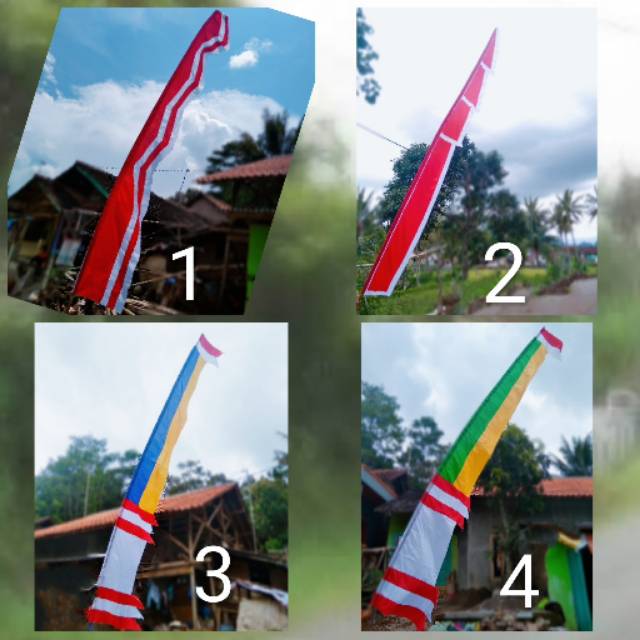Umbul umbul custom panjang 5 meter