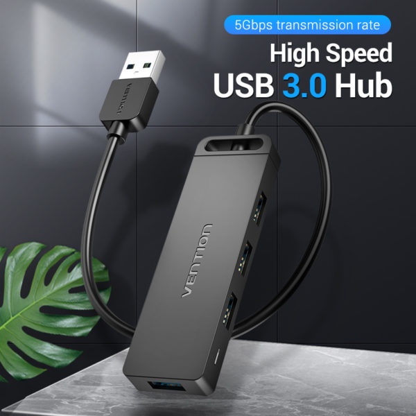 Vention USB HUB USB 3.0 USB 2.0 4 Port CHL CHM  High Speed Transfer for Windows Mac 0.15m / 1m