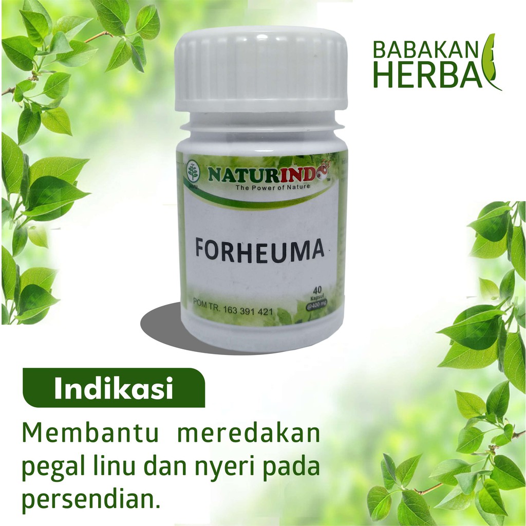 

Naturindo FORHEUMA Babakan Herbal Obat Herbal Pegal Linu Nyeri Sendi