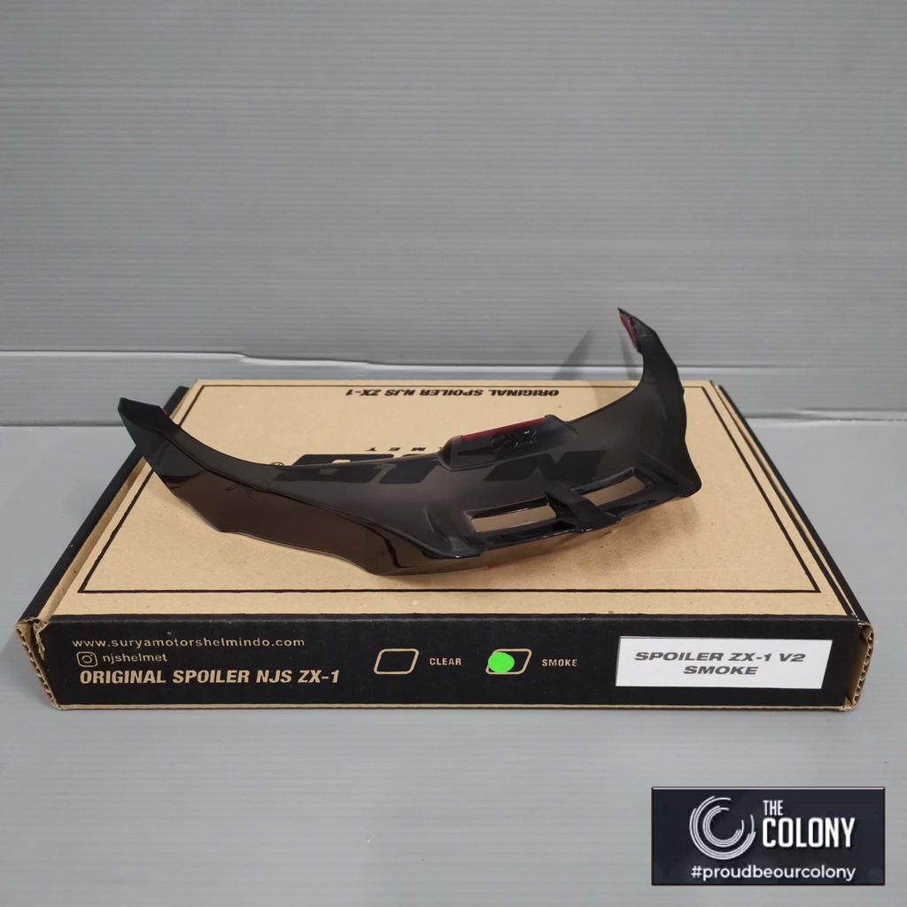 Spoiler ZX-1 ZX-1R Kairoz V2 ( Diffuser Extension ) Smoke-1