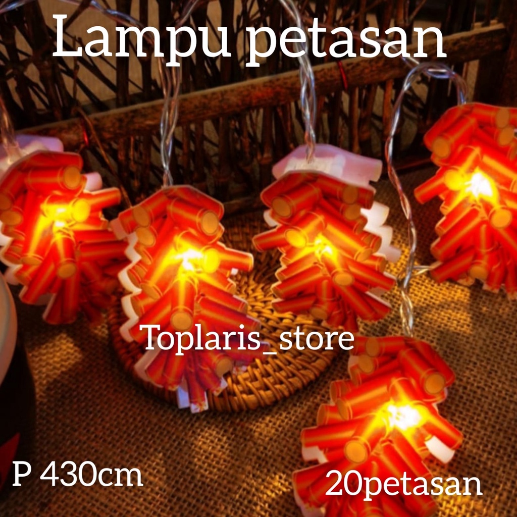 Lampion imlek Petasan Lampu LED Pohon Sakura 023