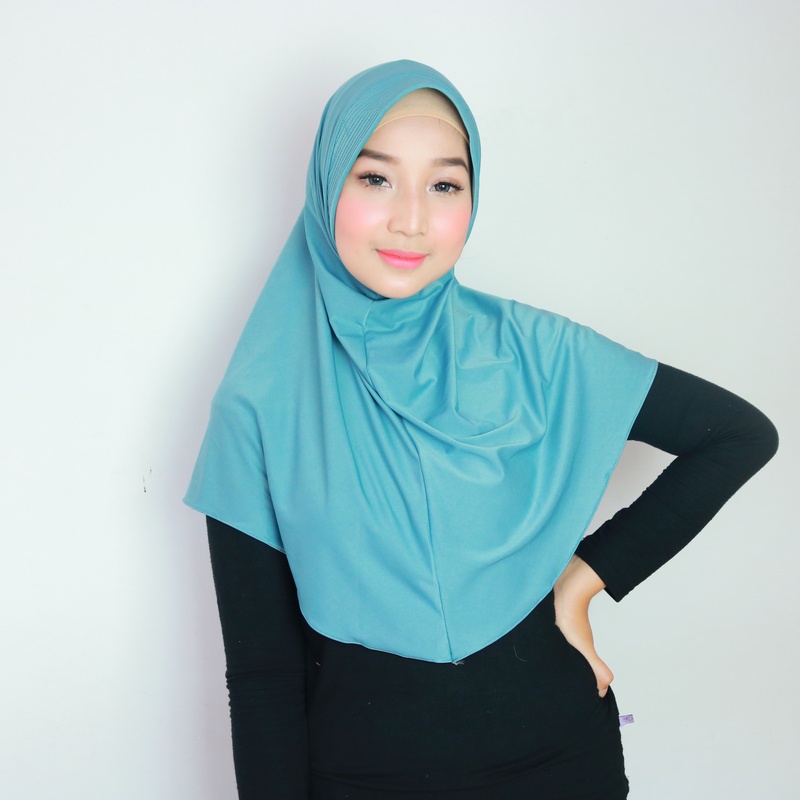 Jilbab Instan Hamidah Jersey Kerudung Olahraga Daily Termurah-WARDAH