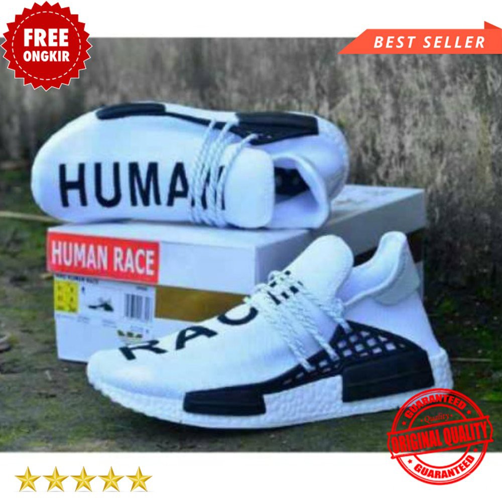 GRATIS ONGKIR SEPATU ORIGINAL Sale Sepatu Adidas NMD Human Race Sneakers Pria IMPORT PREMIUM