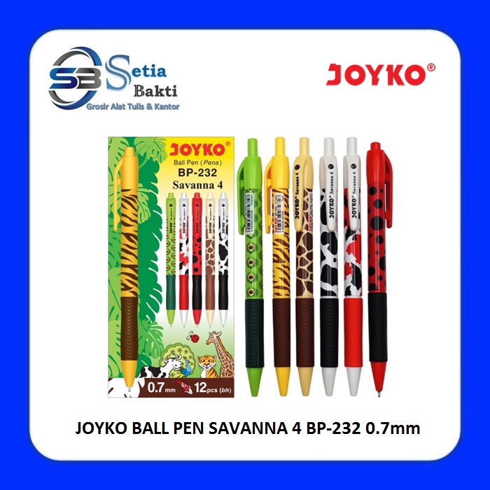 

Pulpen JOYKO SAVANNA 4 0.7mm BP-232 - 1 Pcs