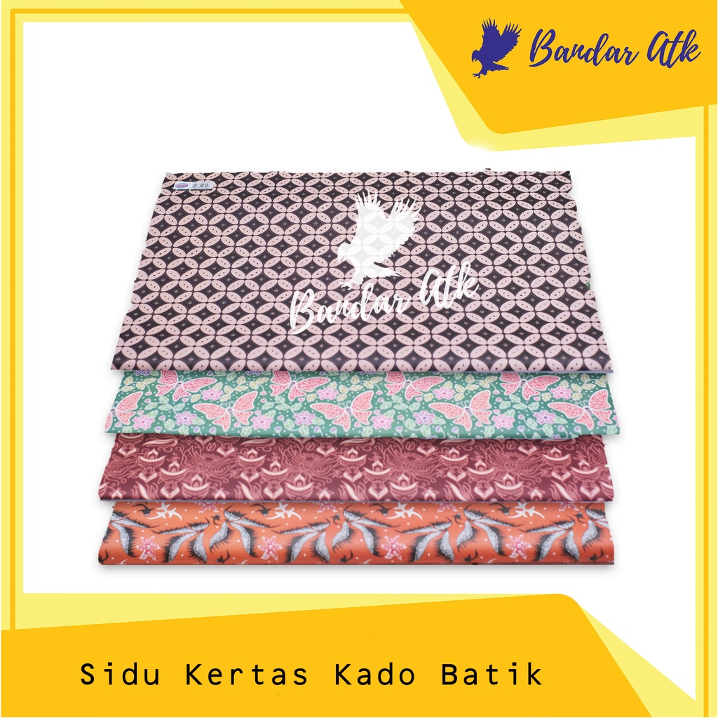 

SIDU KERTAS KADO BATIK SINAR DUNIA BUNGKUS KADO BATIK [1 PACK 50 LEMBAR]