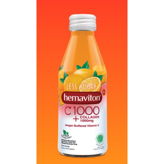 Hemaviton C 1000 + Collagen Vitamin C Less Sugar - 150ml