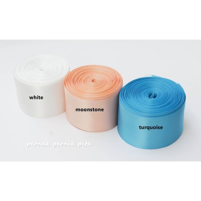 

PITA SATIN 2" (5CM) POLOS DOUBLE SIDE IMPORT / HRG PER-90CM