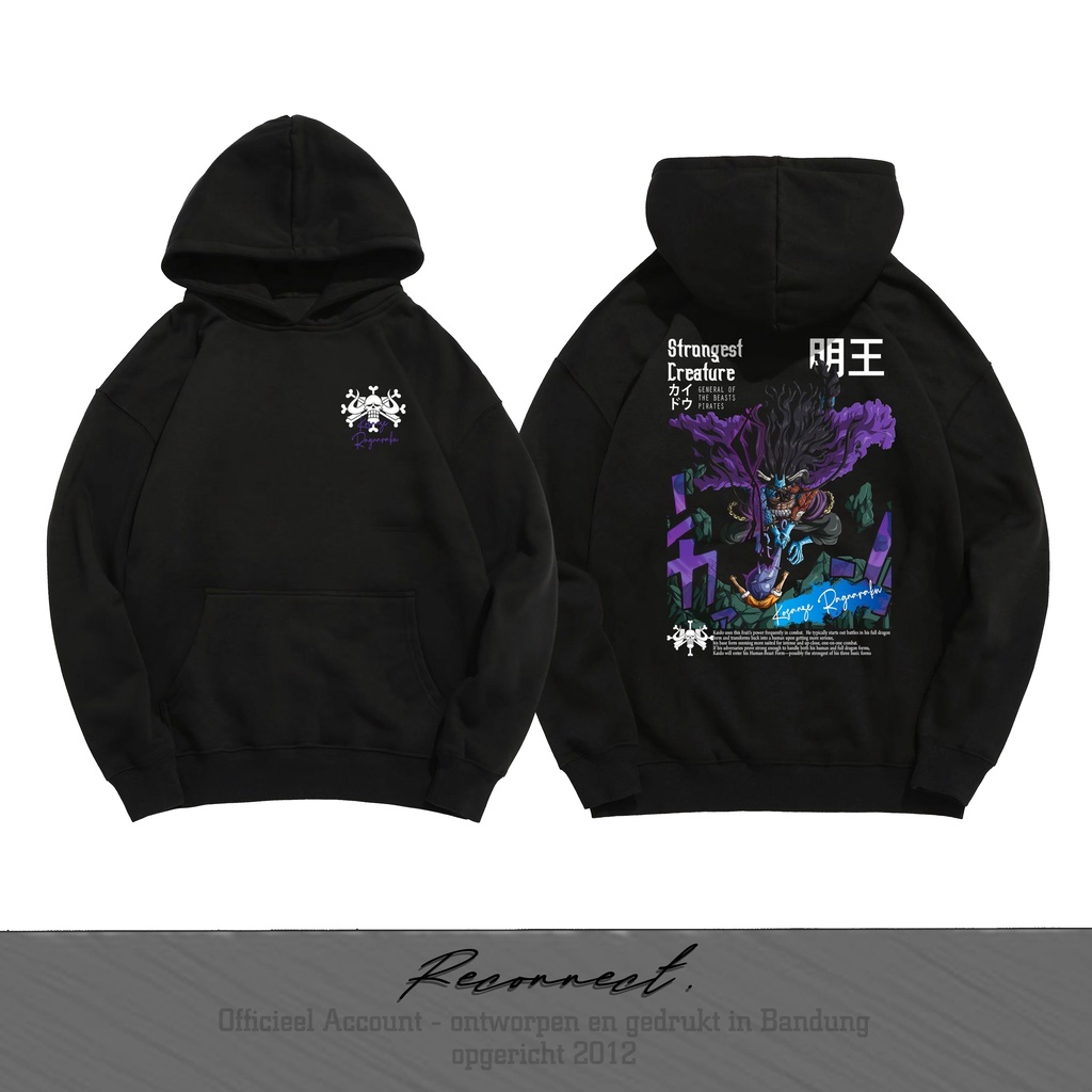 Reconnect Sweater Pullover Hoodie Anime One Piece Yonkou Kaido