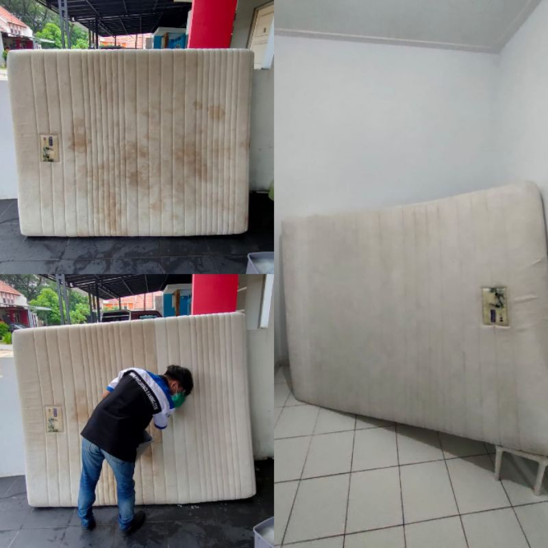 Cuci springbed ukuran 200x200 tipe biasa