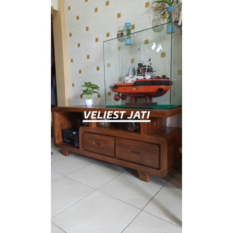 MEJA TV MINIMALIS 150cm