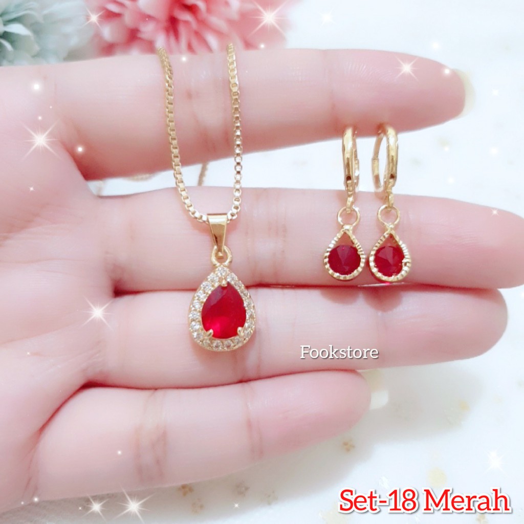 SET KALUNG DAN Anting xuping FASHION