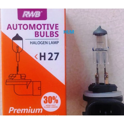 Bola Lampu H27 12V 27W RWB