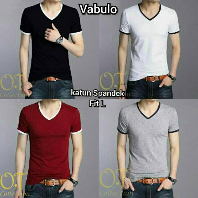 BPS COD Kaos Spandek Pria VABULO hitam putih marun abu BPS COD Kaos Spandek Pria VABULO hitam putih marun abu
