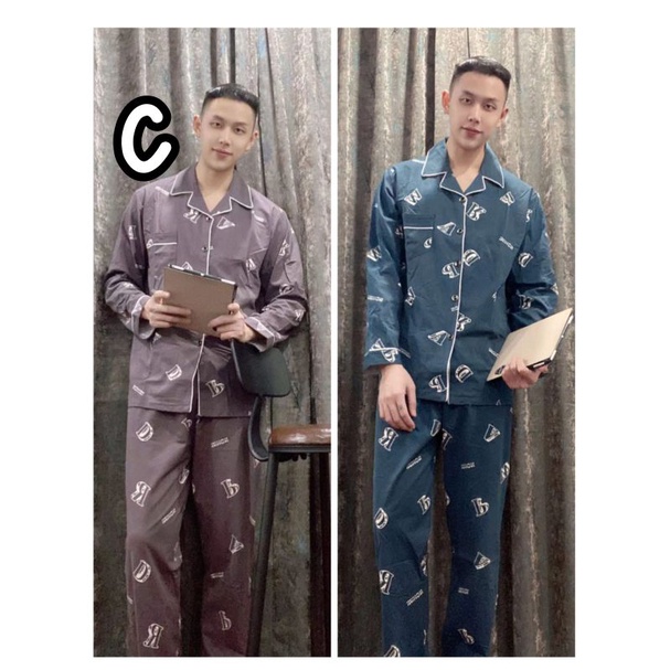 Piyama  Baju Tidur PP PRIA Printed exclusive