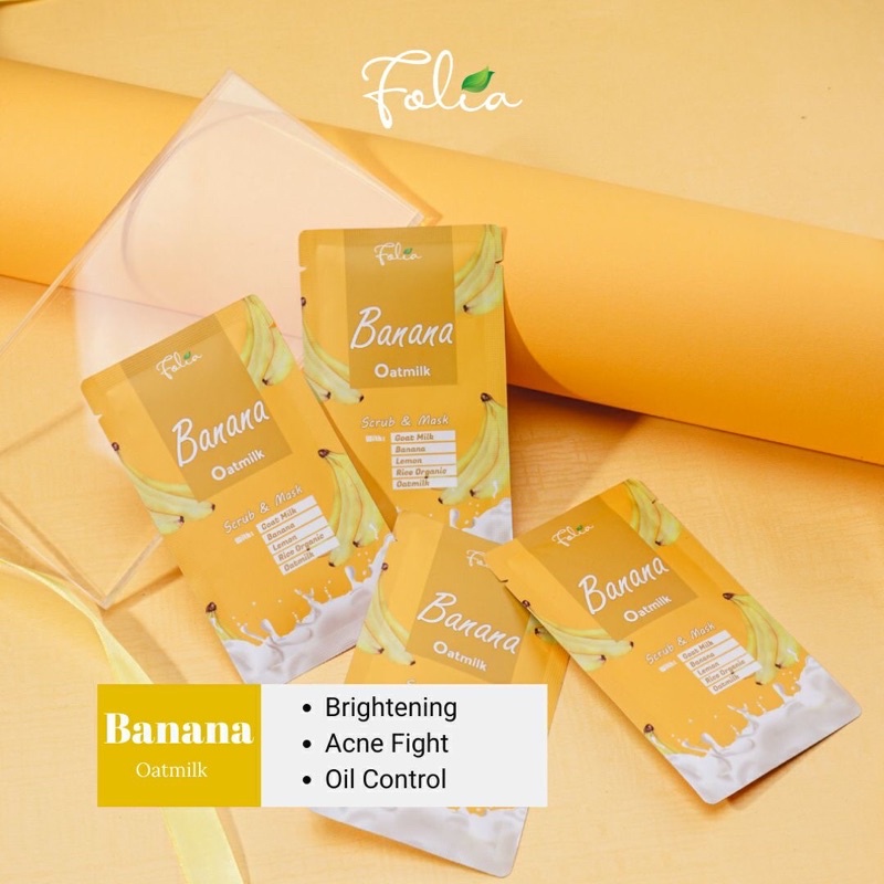 

[ ORGANIC SERIES • SCRUB & MASK ] Banana , Grape , Blueberry
