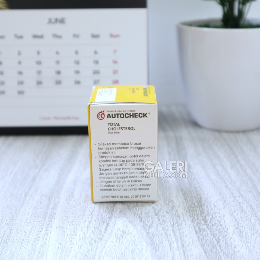 Autocheck Strip Kolesterol / Autocheck Strip Cholesterol / Autocheck Cholesterol Test Strips