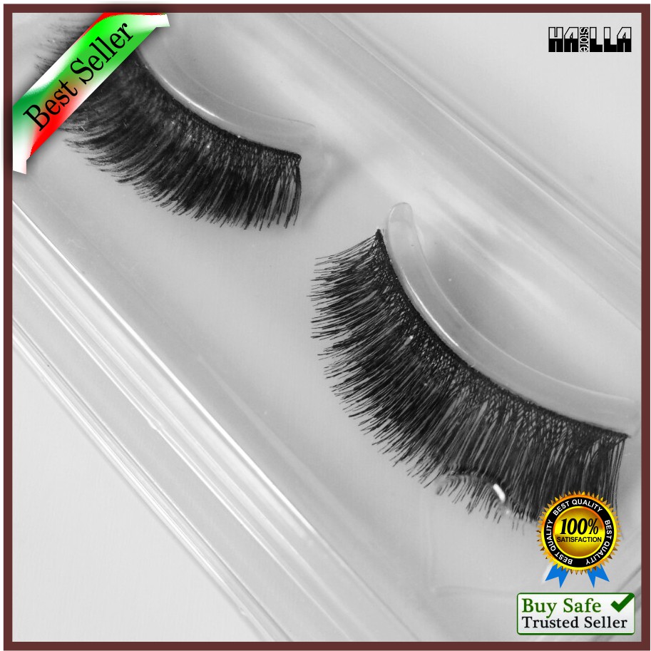 Bulu mata Palsu 033 Fake Eyelash Natural Lembut Premium Bagus Murah Kualitas Export