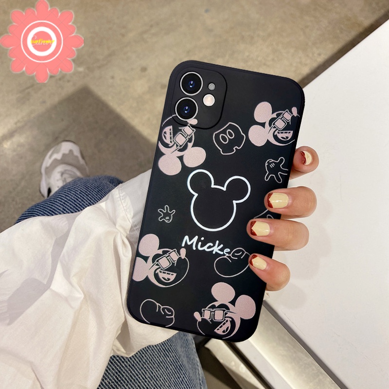 Casing TPU Xiaomi Redmi Note 10 10s 10pro Max 9 8 NFC Redmi 10A 10 9A POCO M3 Pro F3 MI 11 Lite 10 10T POCO M3 X3 NFC Motif Mickey Minnie Mouse