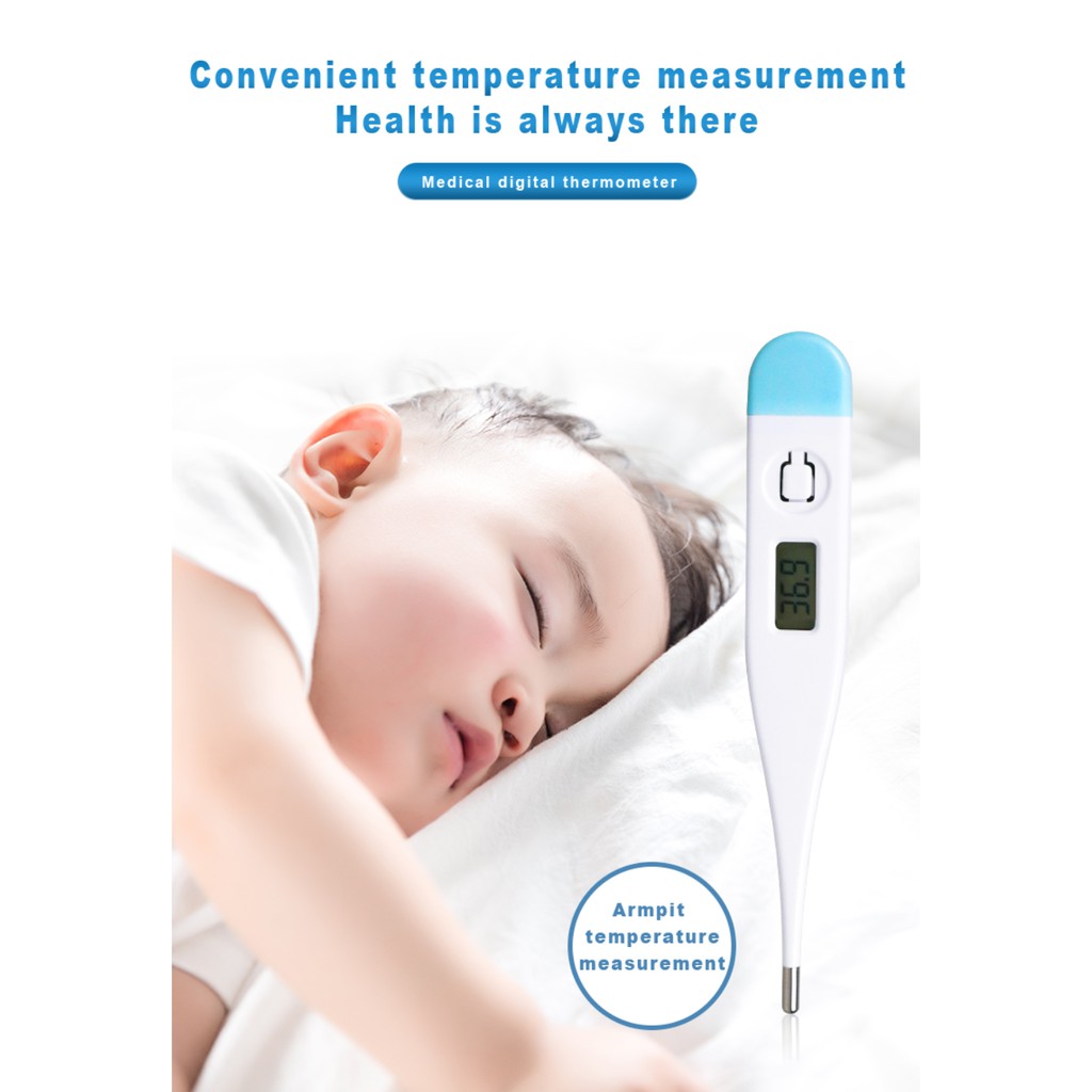 Thermometer Digital Pengukur Suhu Badan Termometer Tubuh Bayi Batang Baby Anak