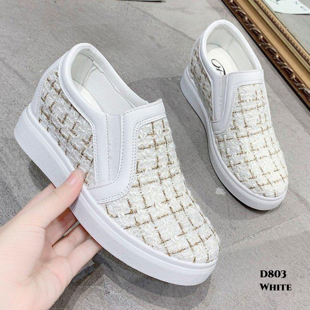 PRF  Sneakers Wedges Fashion Korea D803