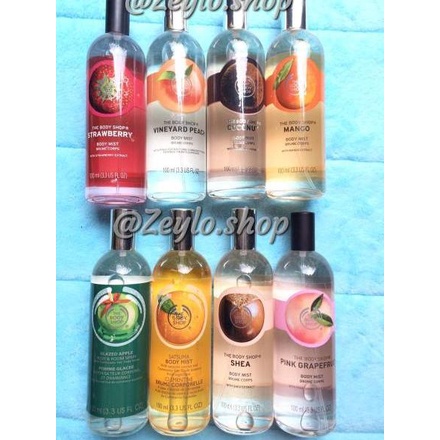 MRV The body shop bodymist 100 ml original reject TN57 (Terbaru)