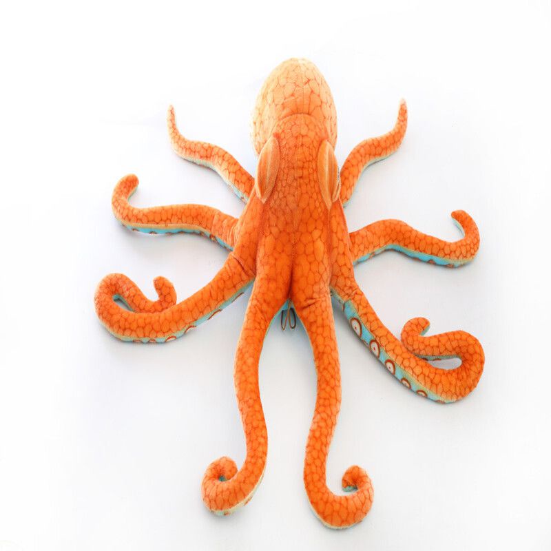 80cm Simulation Octopus Stuffed Animal Toy Large Pillow Plush Doll Car Home Decororation