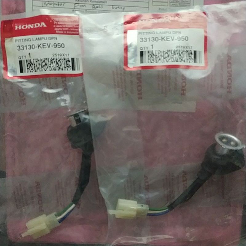 SOKET LAMPU DEPAN FITTING LAMPU DEPAN SUPRA BEAT VARIO