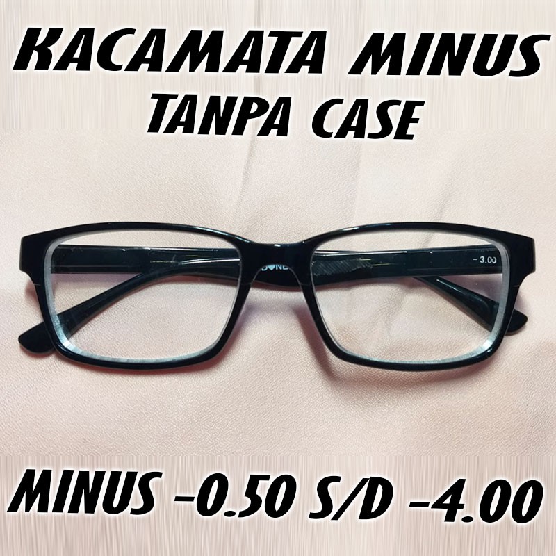 Lensa Kacamata Minus - Anti Radiasi Sinar Biru - UV Protector - Kacamata Baca rabun jauh - 0.50 s/d 4.00