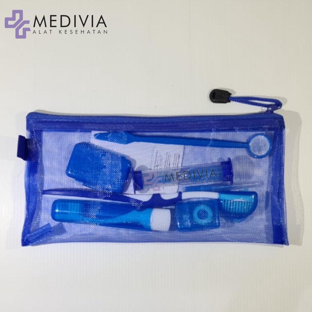 ORTHO KIT ORTHODONTIC KIT DENTAL / SIKAT BEHEL/  ORTOKIT/ CLEANING SET TRAVELING KIT ISI 8PCS