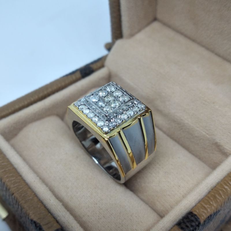 cincin berlian pria mewah + memo
