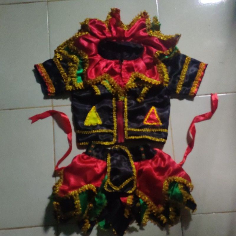 KOSTUM REMPEL 3/BAJU TARIAN JATHILAN GEDRUK/ RAMPAK BUTO GEDRUK